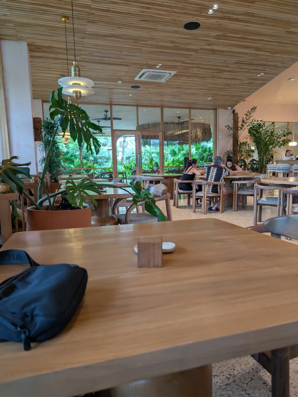 Dining room at Namoré restaurant Santa Teresa